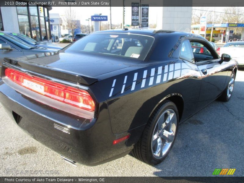 Pitch Black / Dark Slate Gray 2013 Dodge Challenger R/T