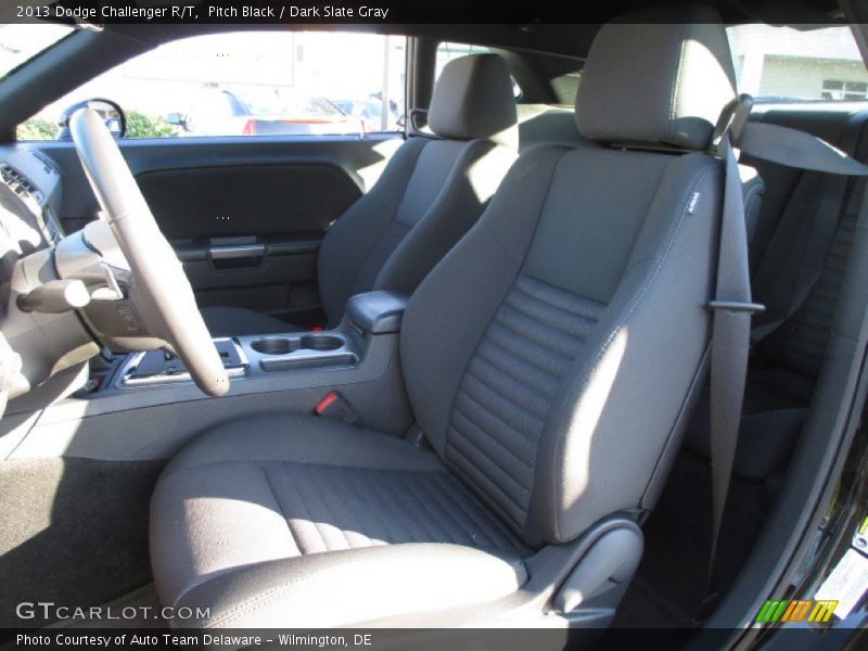 Pitch Black / Dark Slate Gray 2013 Dodge Challenger R/T
