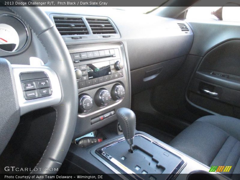 Pitch Black / Dark Slate Gray 2013 Dodge Challenger R/T