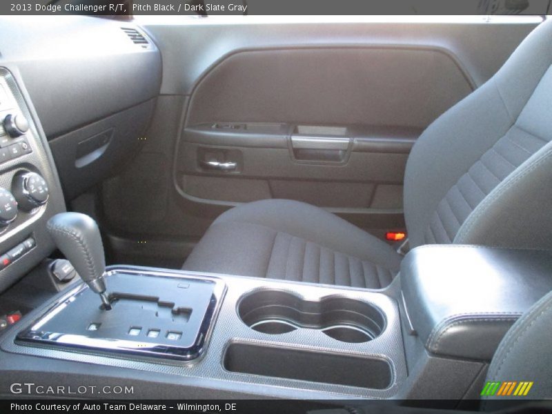 Pitch Black / Dark Slate Gray 2013 Dodge Challenger R/T