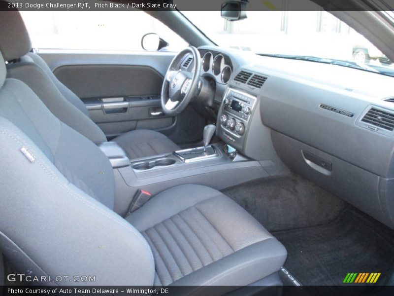 Pitch Black / Dark Slate Gray 2013 Dodge Challenger R/T