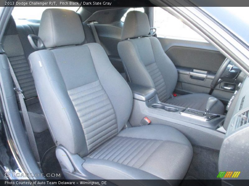 Pitch Black / Dark Slate Gray 2013 Dodge Challenger R/T