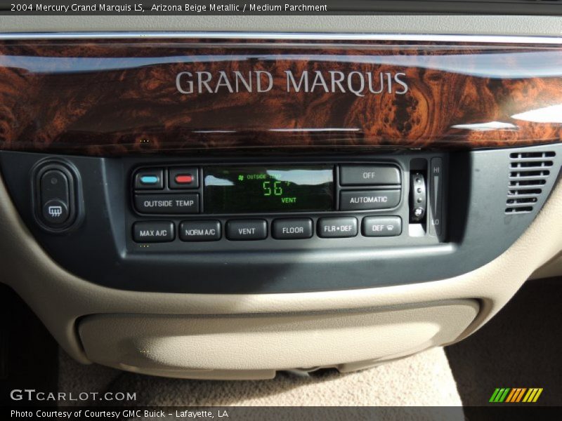 Controls of 2004 Grand Marquis LS