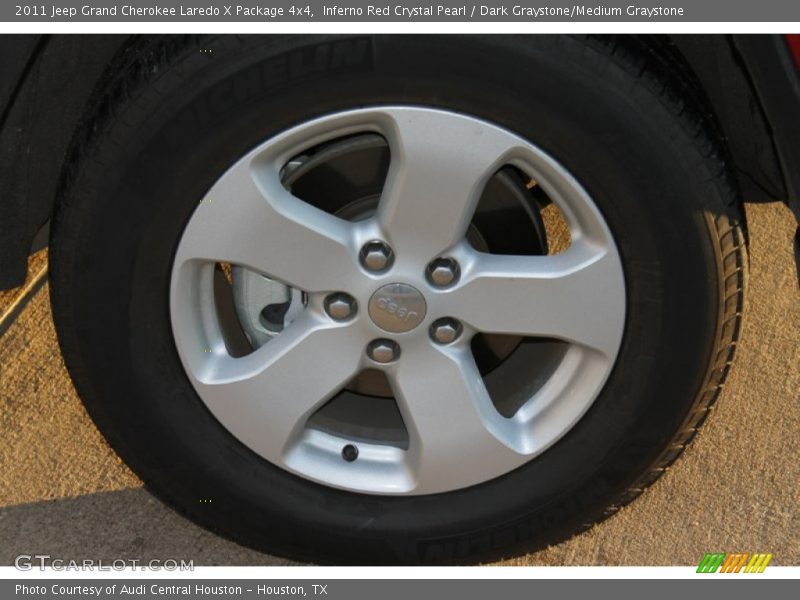 Inferno Red Crystal Pearl / Dark Graystone/Medium Graystone 2011 Jeep Grand Cherokee Laredo X Package 4x4