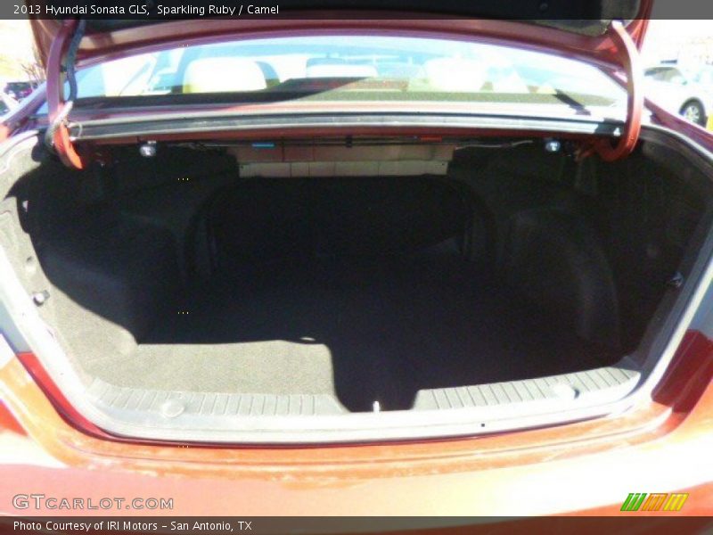 Sparkling Ruby / Camel 2013 Hyundai Sonata GLS