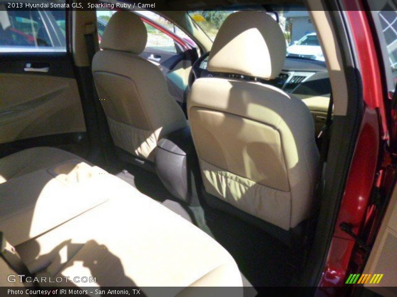 Sparkling Ruby / Camel 2013 Hyundai Sonata GLS