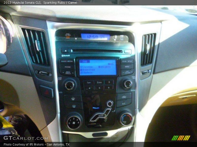 Sparkling Ruby / Camel 2013 Hyundai Sonata GLS