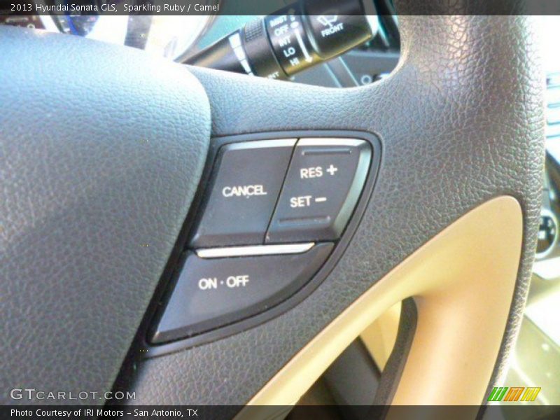 Sparkling Ruby / Camel 2013 Hyundai Sonata GLS