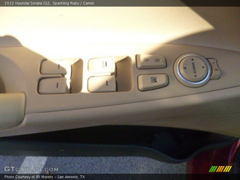 Sparkling Ruby / Camel 2013 Hyundai Sonata GLS