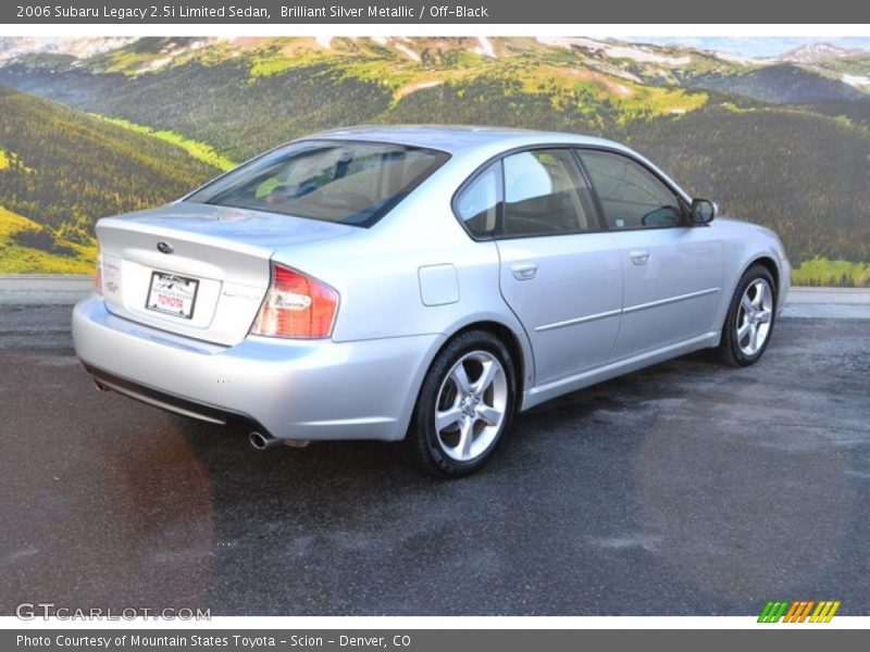 Brilliant Silver Metallic / Off-Black 2006 Subaru Legacy 2.5i Limited Sedan