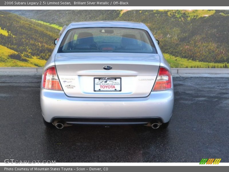 Brilliant Silver Metallic / Off-Black 2006 Subaru Legacy 2.5i Limited Sedan
