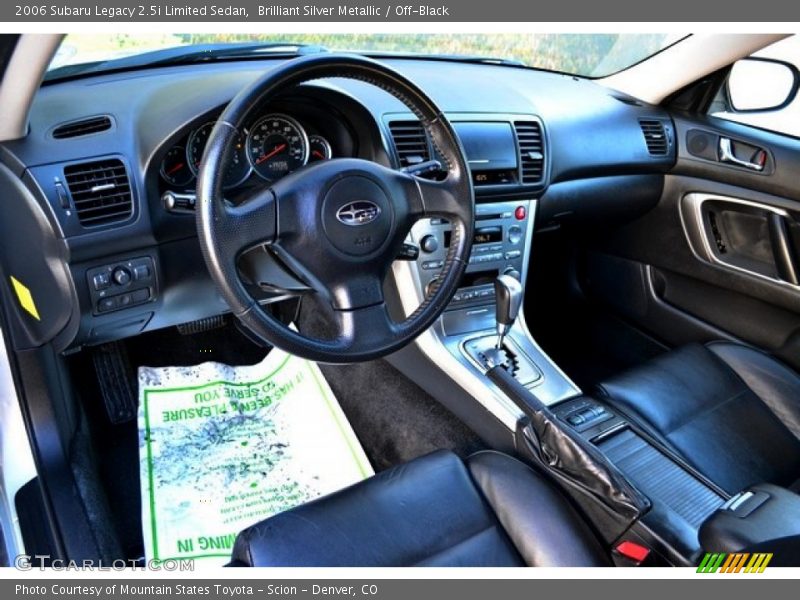 Brilliant Silver Metallic / Off-Black 2006 Subaru Legacy 2.5i Limited Sedan