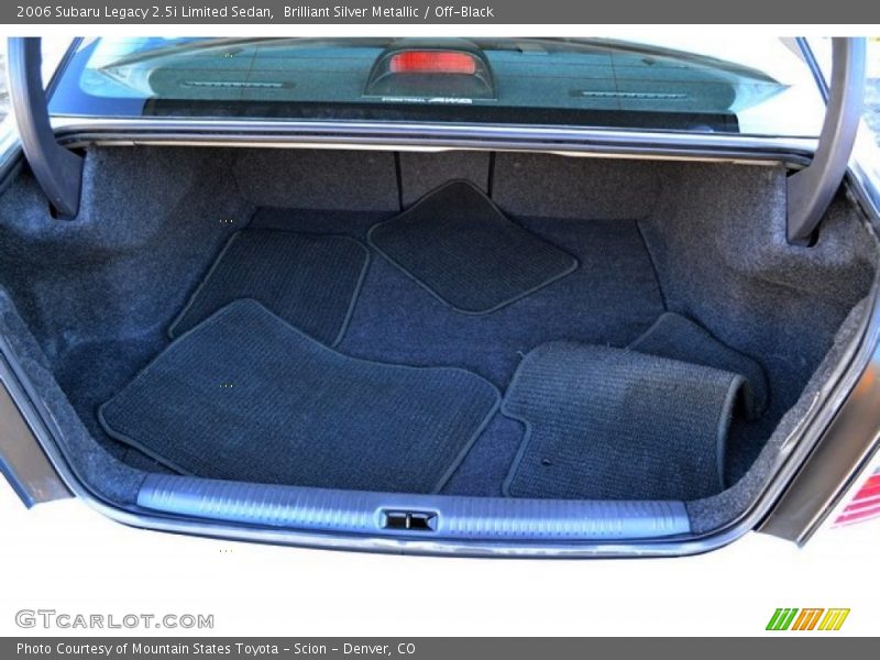 Brilliant Silver Metallic / Off-Black 2006 Subaru Legacy 2.5i Limited Sedan