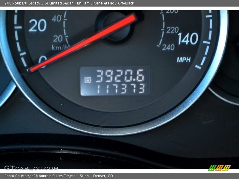 Brilliant Silver Metallic / Off-Black 2006 Subaru Legacy 2.5i Limited Sedan