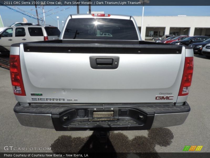 Pure Silver Metallic / Dark Titanium/Light Titanium 2011 GMC Sierra 1500 SLE Crew Cab