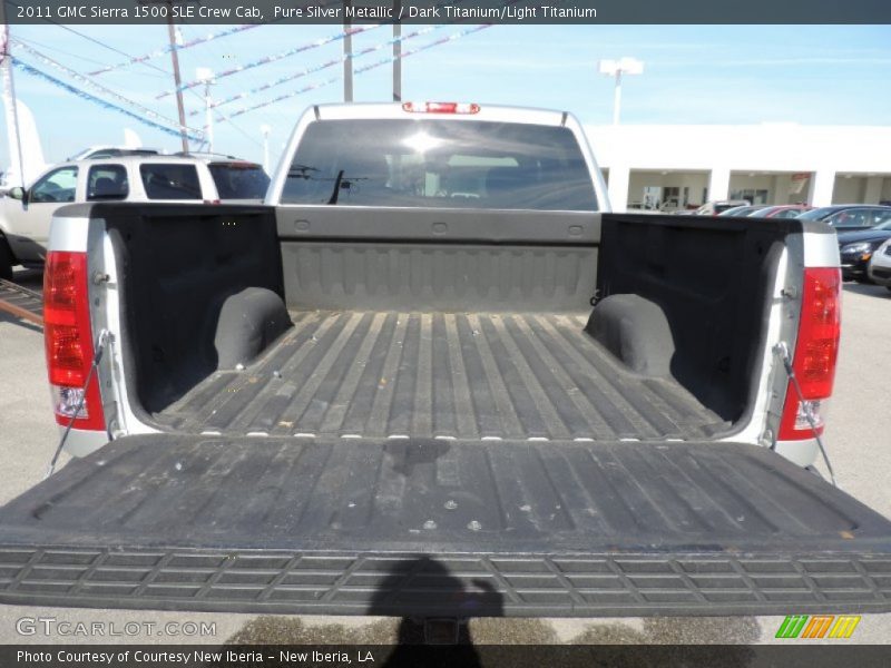 Pure Silver Metallic / Dark Titanium/Light Titanium 2011 GMC Sierra 1500 SLE Crew Cab