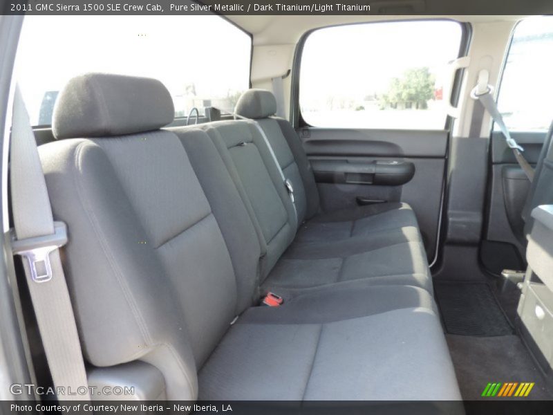 Pure Silver Metallic / Dark Titanium/Light Titanium 2011 GMC Sierra 1500 SLE Crew Cab