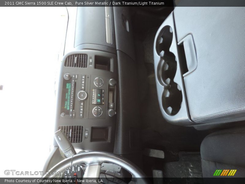 Pure Silver Metallic / Dark Titanium/Light Titanium 2011 GMC Sierra 1500 SLE Crew Cab