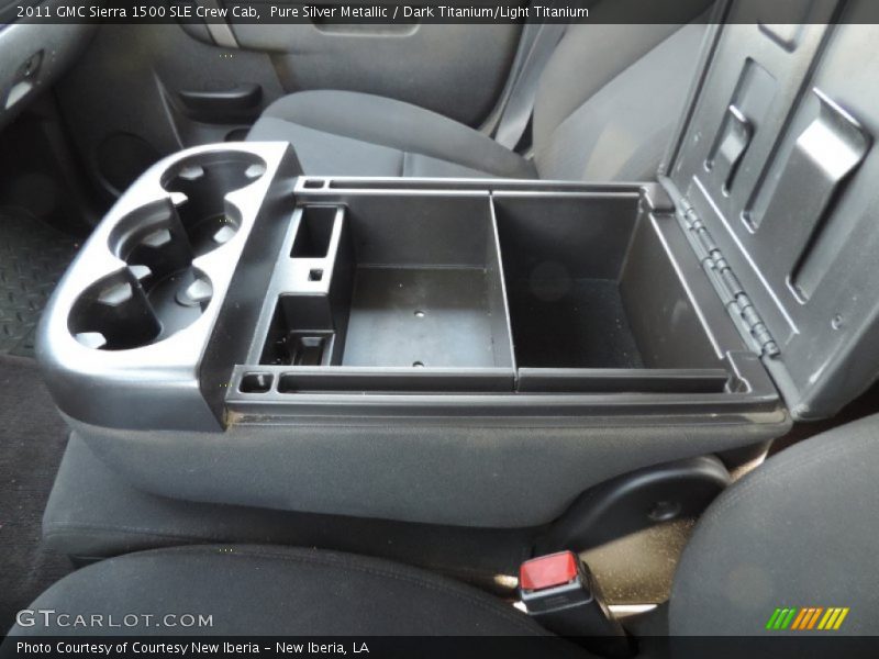 Pure Silver Metallic / Dark Titanium/Light Titanium 2011 GMC Sierra 1500 SLE Crew Cab