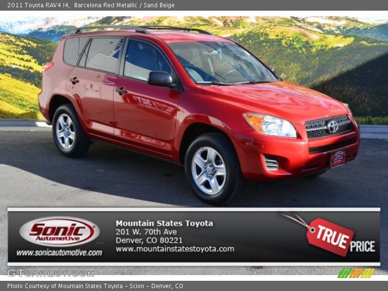 Barcelona Red Metallic / Sand Beige 2011 Toyota RAV4 I4
