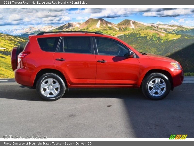 Barcelona Red Metallic / Sand Beige 2011 Toyota RAV4 I4