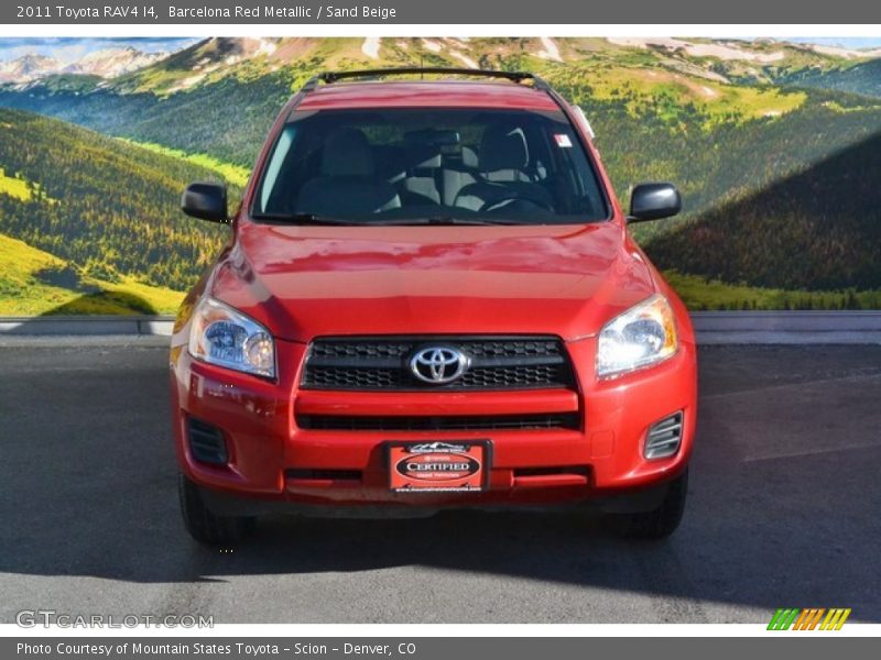 Barcelona Red Metallic / Sand Beige 2011 Toyota RAV4 I4