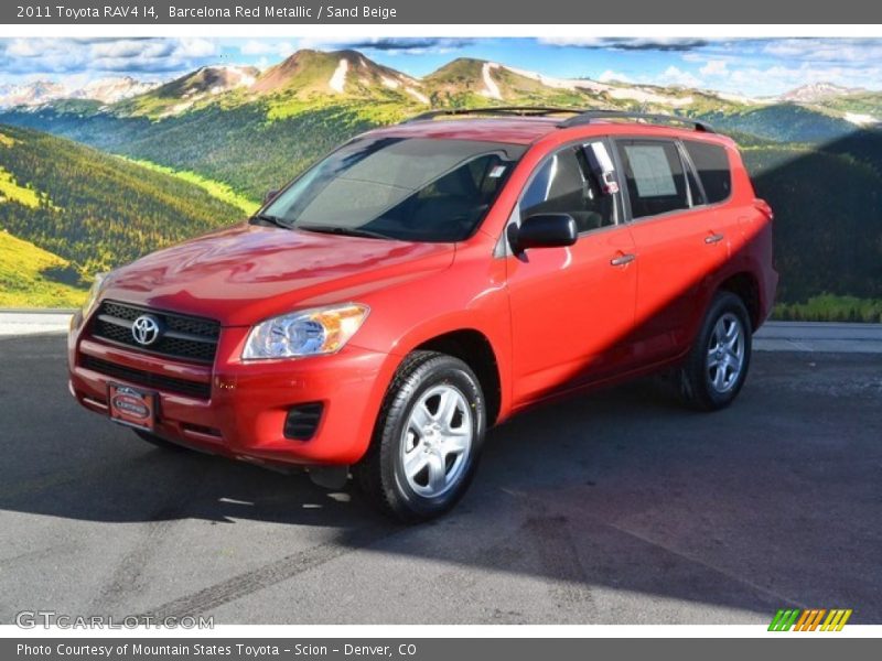 Barcelona Red Metallic / Sand Beige 2011 Toyota RAV4 I4
