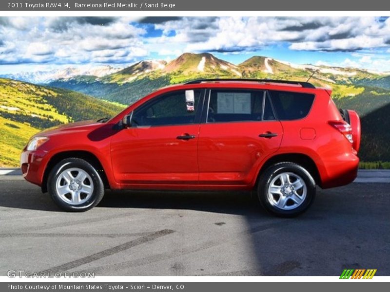 Barcelona Red Metallic / Sand Beige 2011 Toyota RAV4 I4