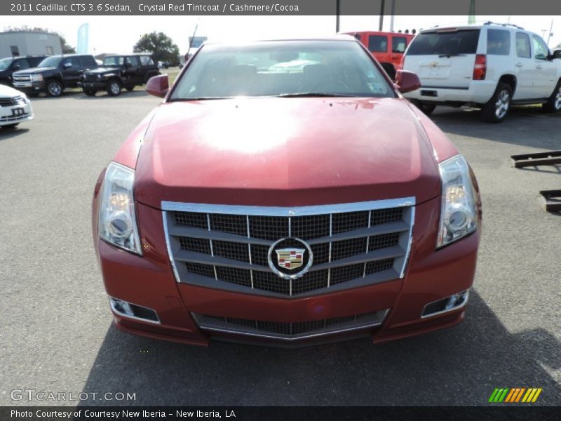 Crystal Red Tintcoat / Cashmere/Cocoa 2011 Cadillac CTS 3.6 Sedan