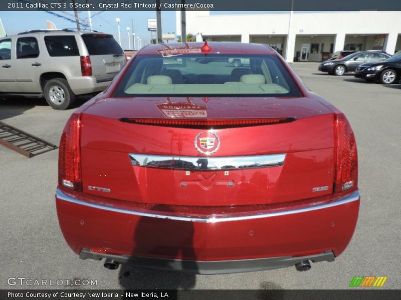 Crystal Red Tintcoat / Cashmere/Cocoa 2011 Cadillac CTS 3.6 Sedan