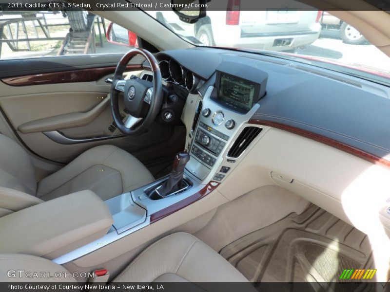 Crystal Red Tintcoat / Cashmere/Cocoa 2011 Cadillac CTS 3.6 Sedan