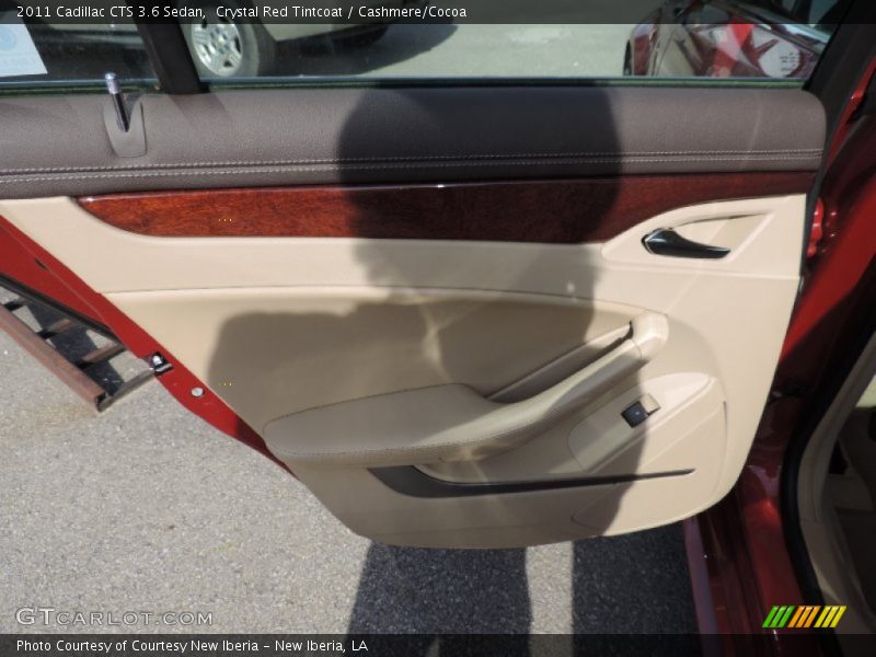 Crystal Red Tintcoat / Cashmere/Cocoa 2011 Cadillac CTS 3.6 Sedan
