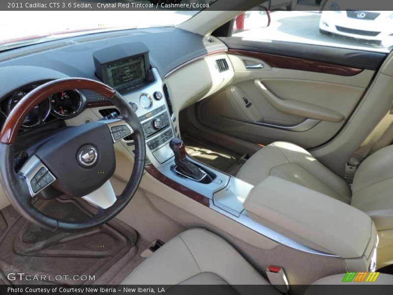 Crystal Red Tintcoat / Cashmere/Cocoa 2011 Cadillac CTS 3.6 Sedan