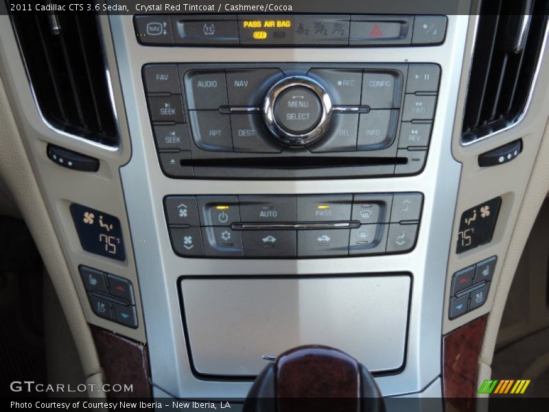 Crystal Red Tintcoat / Cashmere/Cocoa 2011 Cadillac CTS 3.6 Sedan