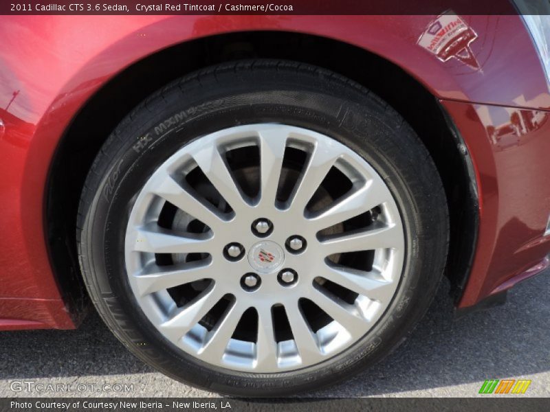 Crystal Red Tintcoat / Cashmere/Cocoa 2011 Cadillac CTS 3.6 Sedan