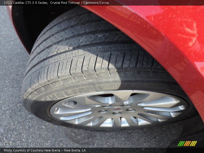 Crystal Red Tintcoat / Cashmere/Cocoa 2011 Cadillac CTS 3.6 Sedan