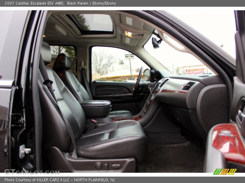 Black Raven / Ebony/Ebony 2007 Cadillac Escalade ESV AWD