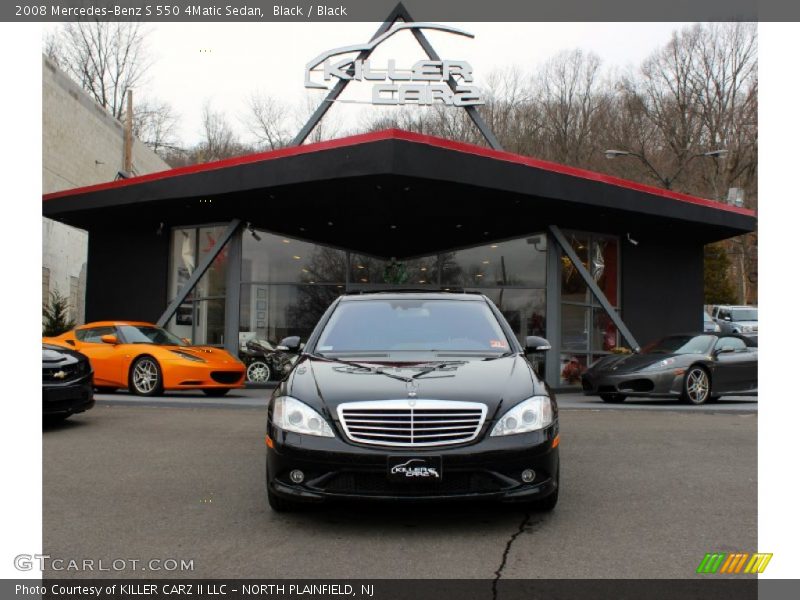 Black / Black 2008 Mercedes-Benz S 550 4Matic Sedan