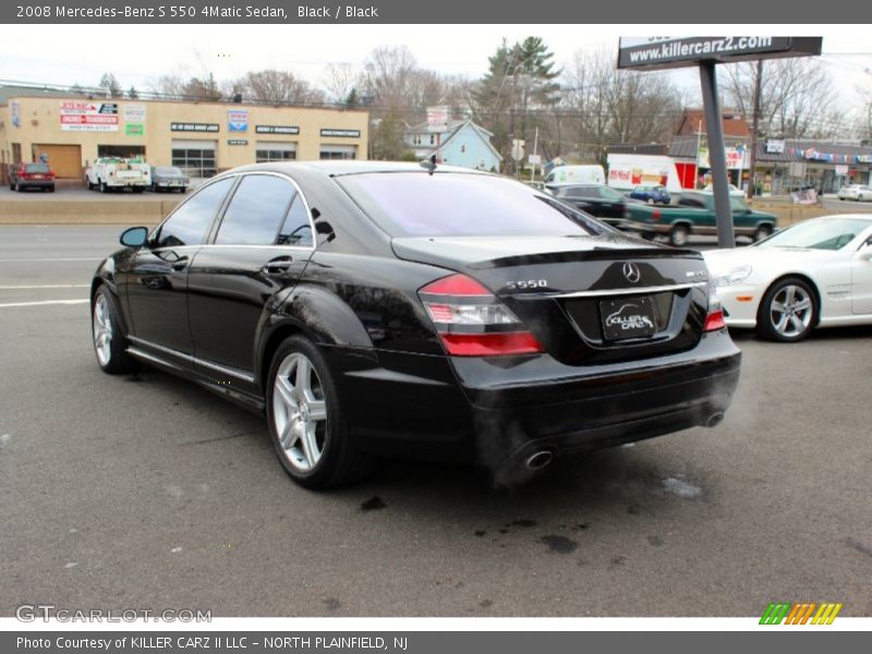 Black / Black 2008 Mercedes-Benz S 550 4Matic Sedan