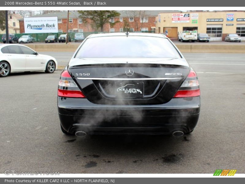 Black / Black 2008 Mercedes-Benz S 550 4Matic Sedan