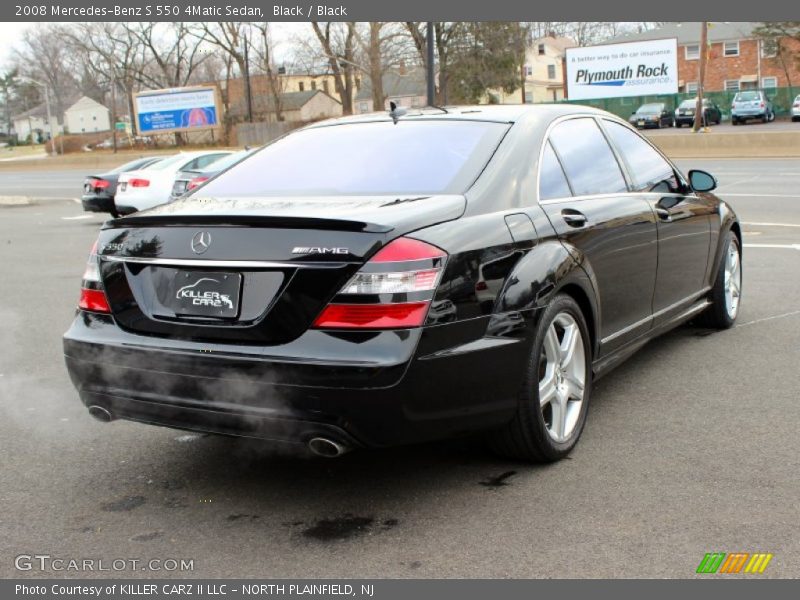 Black / Black 2008 Mercedes-Benz S 550 4Matic Sedan