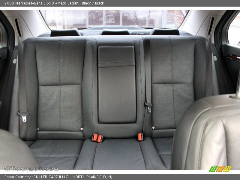 Black / Black 2008 Mercedes-Benz S 550 4Matic Sedan