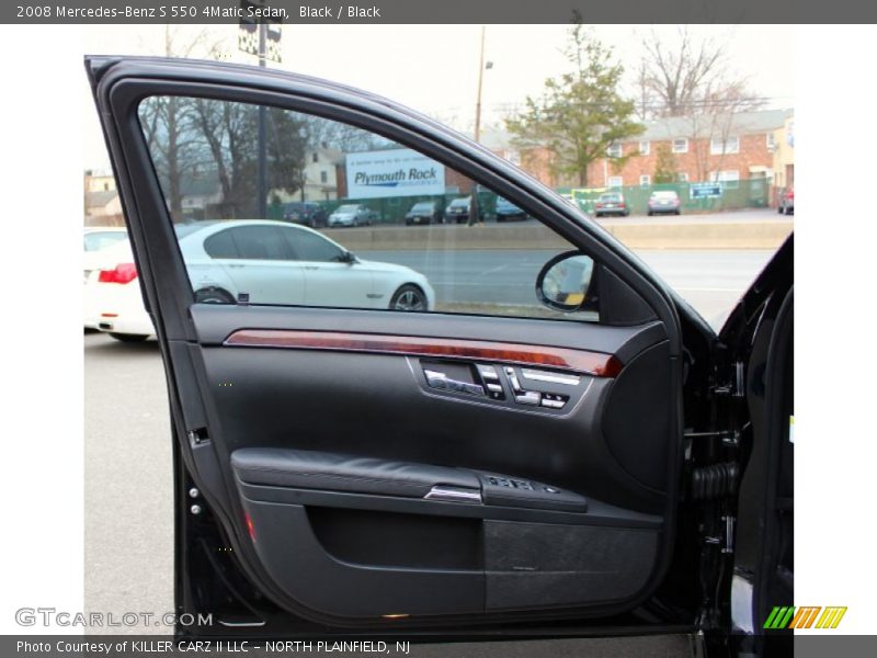 Black / Black 2008 Mercedes-Benz S 550 4Matic Sedan