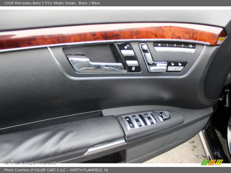 Black / Black 2008 Mercedes-Benz S 550 4Matic Sedan