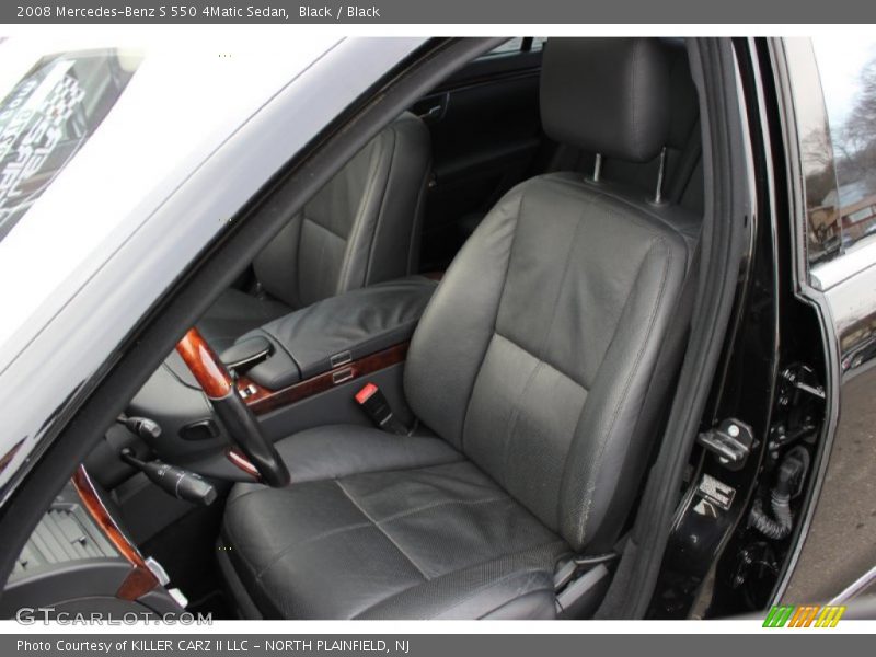 Black / Black 2008 Mercedes-Benz S 550 4Matic Sedan