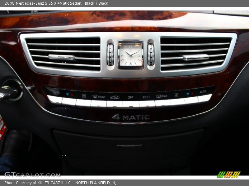 Black / Black 2008 Mercedes-Benz S 550 4Matic Sedan