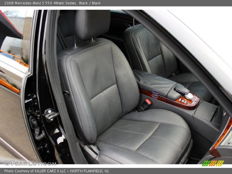 Black / Black 2008 Mercedes-Benz S 550 4Matic Sedan