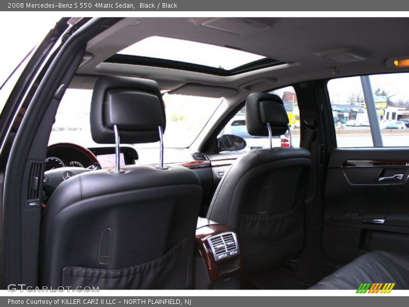 Black / Black 2008 Mercedes-Benz S 550 4Matic Sedan