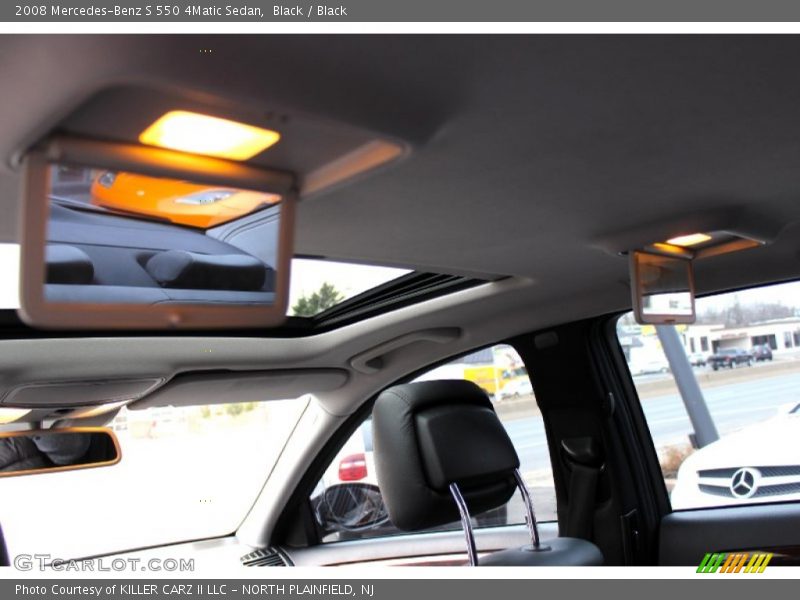 Black / Black 2008 Mercedes-Benz S 550 4Matic Sedan