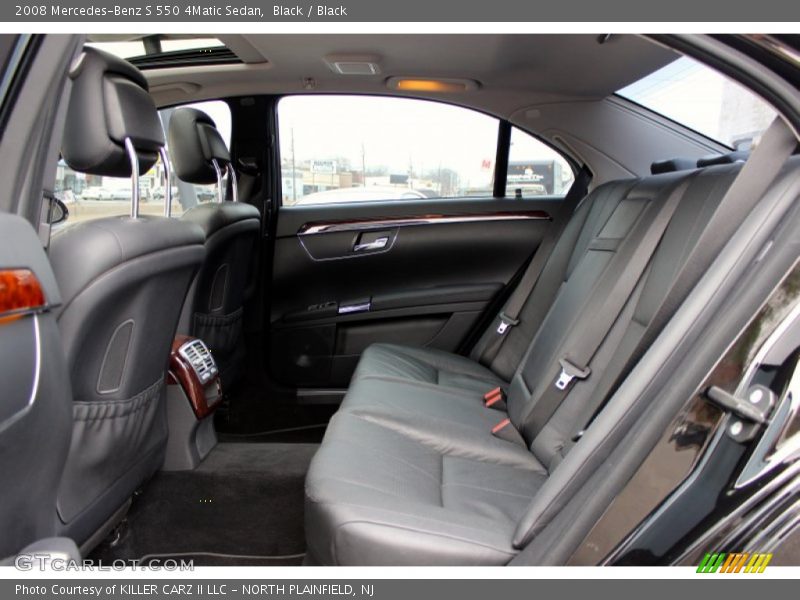 Black / Black 2008 Mercedes-Benz S 550 4Matic Sedan